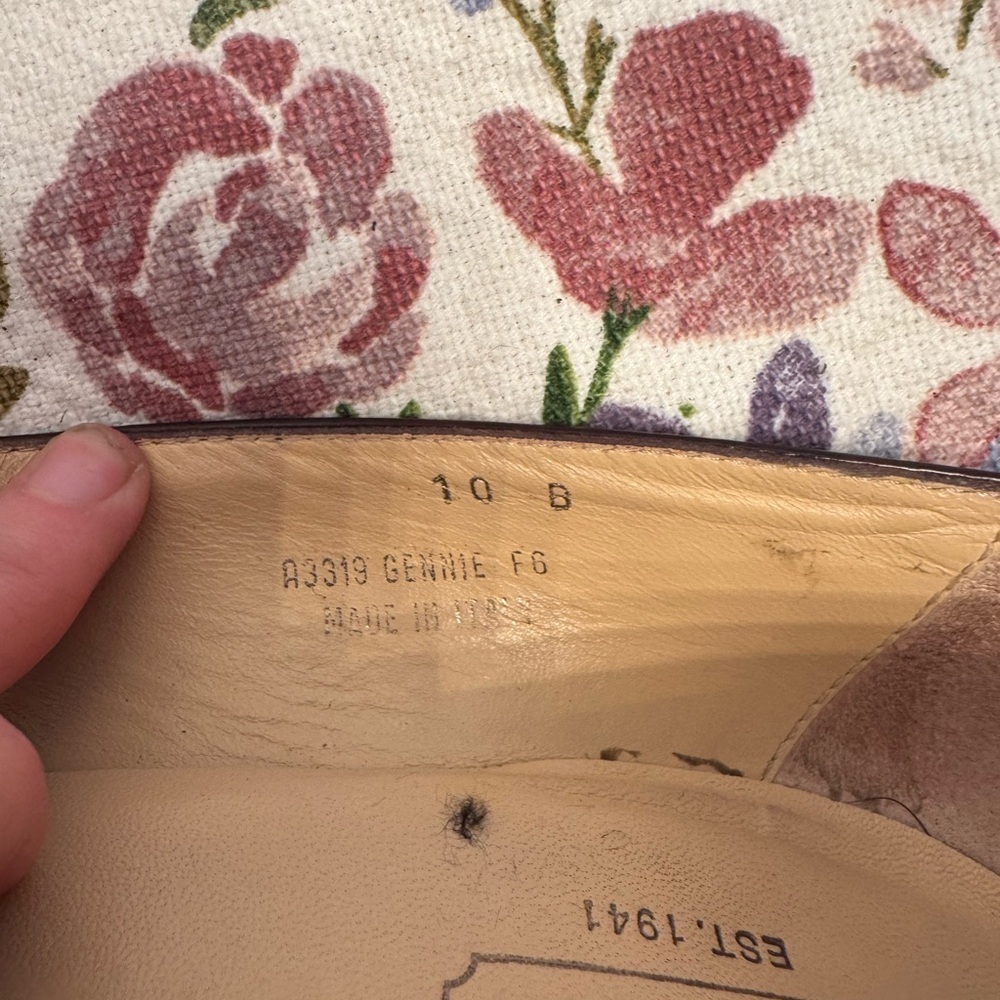Coach Womens Shoes Leather Made in Italy Italian Gennie Heels Pumps Size 10 - Picture 12 of 13